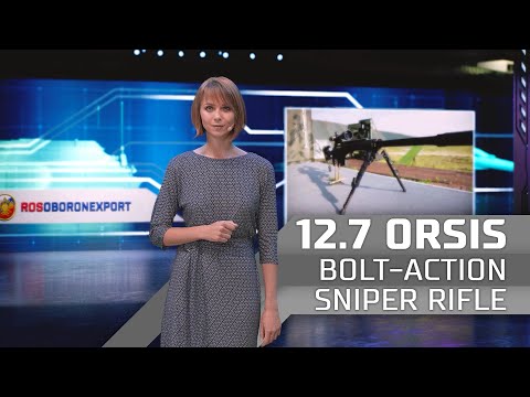12,7 Orsis bolt-action sniper rifle. Full overview