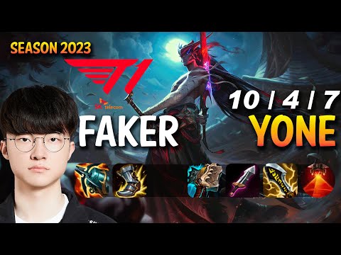 T1 Faker YONE vs JAYCE Mid - Patch 13.21 KR Ranked