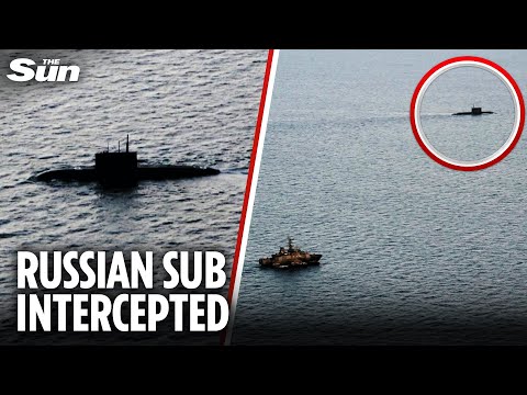 Sweden SCRAMBLES warships and fighter jets to track Russian submarine floating in Baltic Sea
