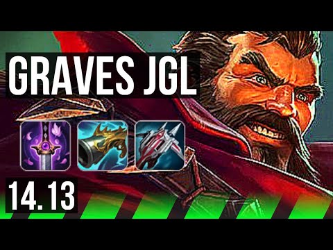 GRAVES vs FIDDLESTICKS (JGL) | 11/0/6, Rank 6 Graves, Legendary | EUNE Challenger | 14.13