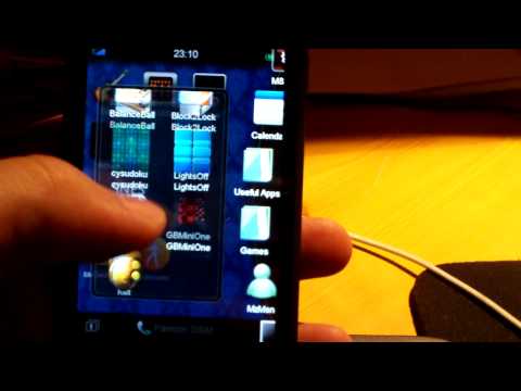 MDock v1.0 for Meizu M8 - short demo