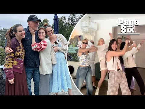 Demi Moore and daughters Tallulah, Scout and Rumer Willis share dancing video to Scout’s new song