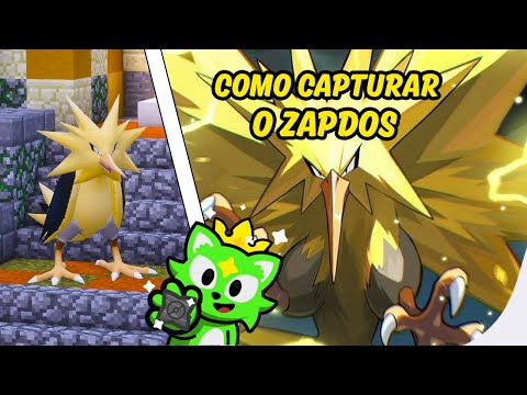 How to CATCH ZAPDOS in Minecraft Pixelmon Brazil | #minecraft #pixelmon #tutorial #pxbr