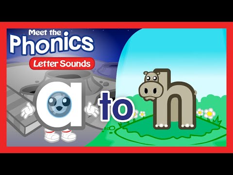 Meet the Phonics Letter Sounds | Mini-Lesson 1 "a-h" | Preschool Prep Company