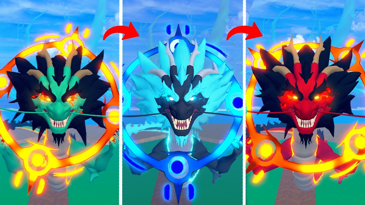 Unlocking EVERY Dragon Color in One Video (Blox Fruits)