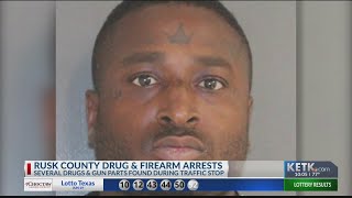 2 arrested after possible drugs, gun parts seized in Rusk County