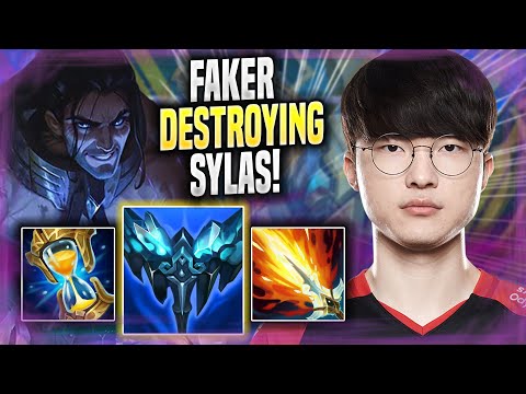 FAKER DESTROYING WITH SYLAS! - T1 Faker Plays Sylas MID vs Vex! | Season 2022