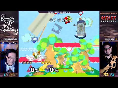Smash'N'Splash 4 TOP 32 LOSERS - KYOTO | Bizzarro Flame (Ganondorf) vs DIGNITAS | Lucky (Fox)