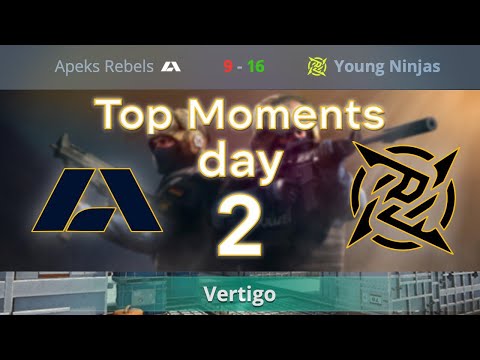 Apeks vs Young Ninjas | TOP MOMENTS !!! DAY 2
