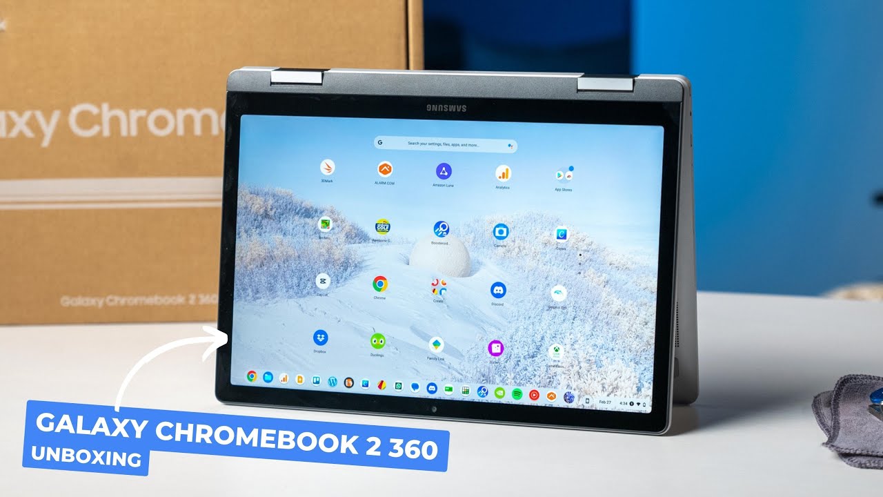 Samsung Galaxy Chromebook 2 360 Unboxing Impressions [VIDEO]