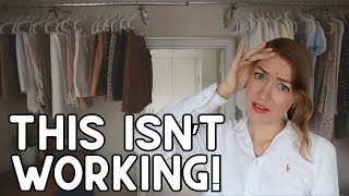 First DECLUTTER in a year! | Wardrobe declutter - clothes, shoes, accessories & make-up!