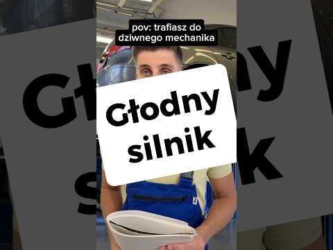 Głodny silnik 😁 #mechanik #samochody #śmieszne
