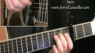 How to Play the Introduction to Bridge Over Troubled Water on Guitar