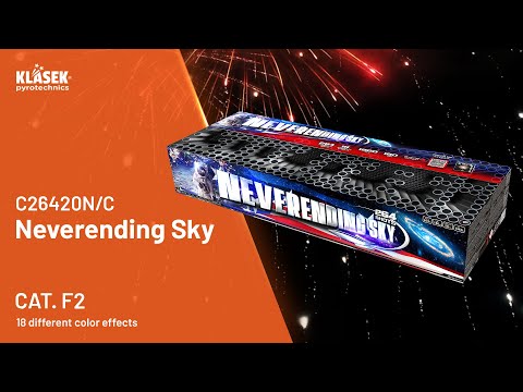C26420N/C Neverending Sky | Klasek pyrotechnics