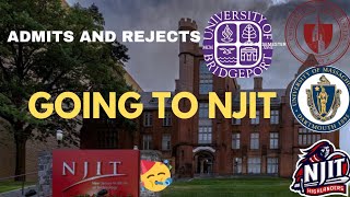 Explained about Admits and Rejects and I'm going to NJIT university finally 🥳🥳#njit #usavlogs