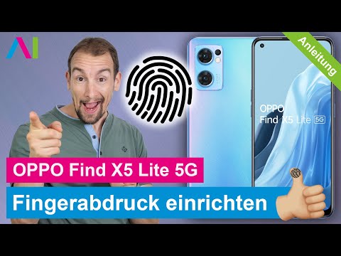 OPPO Find X5 Lite 5G - Fingerabdruck einrichten • 📱 • 👆🏼 • 🔐 • Anleitung | Tutorial