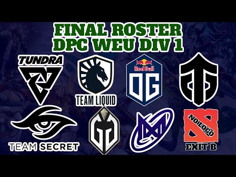 FINAL ROSTER UPDATE DPC WEU Division I 2023 Tour 1