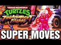 Teenage Mutant Ninja Turtles Tournament Fighters All Super Desperation Moves SNES Super Nintendo