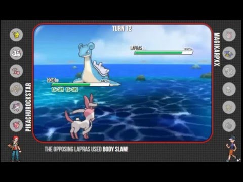 Pokémon Showdown Battle #39 - Lapras Body Slams Sylveon (OU)