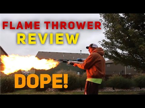 Someone Sent Me A $500 Flame Thrower!