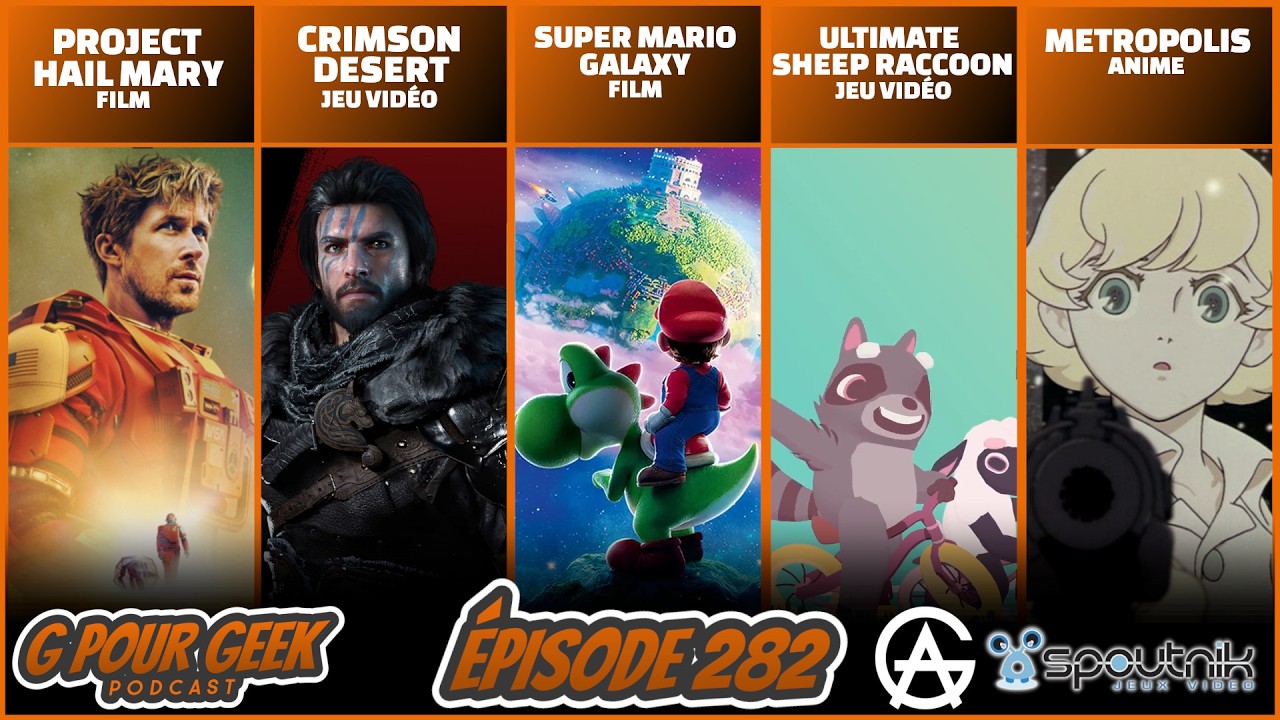 G Pour Geek Épisode 282 -  Crimson Desert, Super Mario Bros et plus!