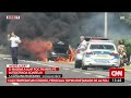 O Mașină A Luat Foc Pe Autostrada Soarelui