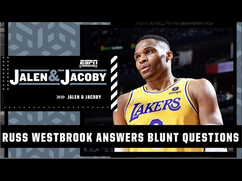 Russell Westbrook answers blunt questions at Lakers practice | Jalen  Jacoby