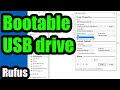 Bootable USB Flash Drive using Rufus (MBR/GPT, Legacy/UEFI)