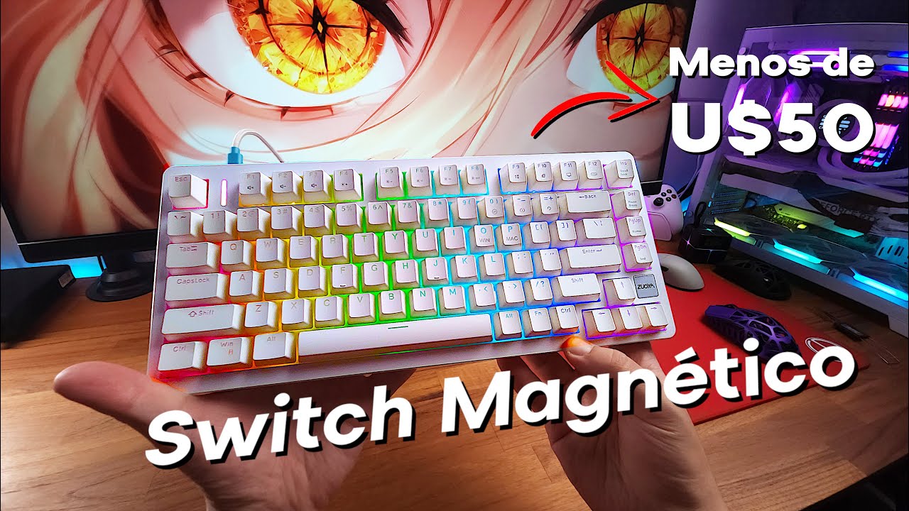 Esse teclado tem um grande diferencial no seu switch! Zuoya X86 Review PT BR