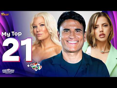 Eurovision 2026 | Meine Top 21 - NEU: 🇧🇬🇫🇮🇩🇪🇮🇹🇳🇴🇷🇸