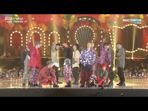 iKON - '꽐라(HOLUP!)' + '시노시작(SINOSIJAK)' + '덤앤더머(DUMB&DUMBER)' in 2016 MELON MUSIC AWARDS