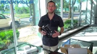 Video thumbnail for Unboxing RDJ2 Compact 2 Channel DJ Mixer With USB and LED Display by Rockville Audio
