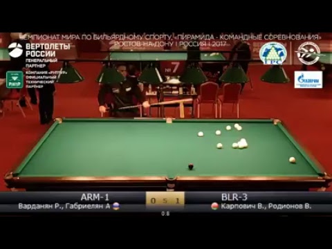 CM2017 ARM-1 (Варданян Р., Габриелян А.)  -  BLR-3 (Карпович В., Родионов В.)