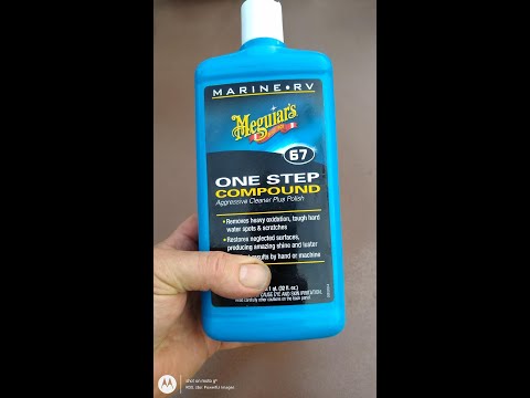 More results of using MeGuiars one step compound # 67 on 1985 single stage paint.