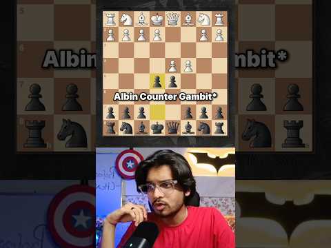 PUNISH Queens Gambit With Albin Counter Gambit and Win in Just 9 MOVES #chesstraps #chesstricks