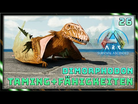 ASA Taming Guide ⭐ 26: DIMORPHODON zähmen - Fähigkeiten | ARK Survival Ascended | #Doctendo