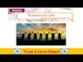 Lessons In Life Tamil Brigette Bryant Daniel 8th Standard Poem