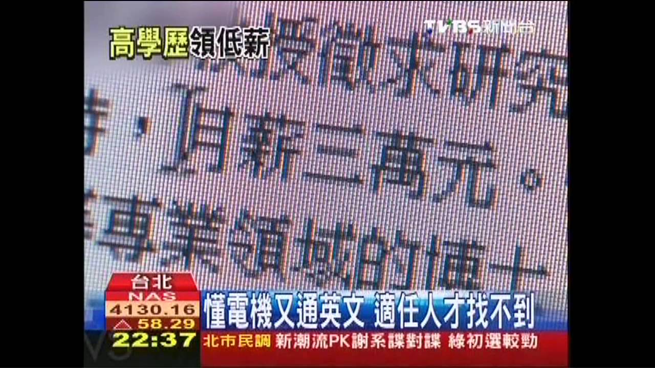 大學生怕吃苦 產業界憂「找嘸人」