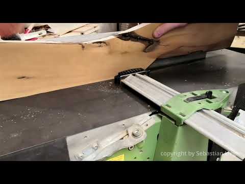 Elektra Beckum HC 260 Jointer Planer Kombo Abricht und Dickenhobel gehärtete Tische