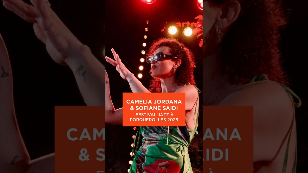 Miniature de la vidéo Camélia Jordana et Sofiane Saidi unissent leur voix à Jazz à Porquerolles #live #rai - ARTE Concert du film Sofiane Saidi, Camelia Jordana & Théo Ceccaldi - Jazz à Porquerolles 2026