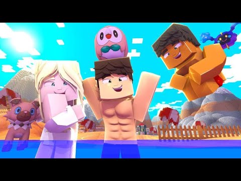 Minecraft: PRAIA POKÉMON!!  - POKÉMON SOL E LUA #6 ‹LUIZÃO›