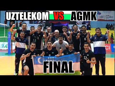 Voleyboll Uzbekistan kubogi AGMK vs UzTelekom Final