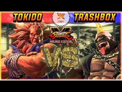 SFV AE ✪ TOKIDO (Akuma) vs TRASHBOX (Rank 1 Online) | FT5 Set ✪ SF5 TenSFV