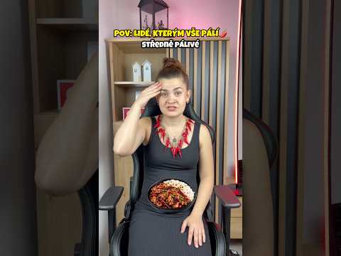 Lidé, kterým vše pálí😳🔥 #chilli #humor #trend #shortvideo