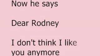 Rodney Carrington - A Letter to my Penis (lyrics)