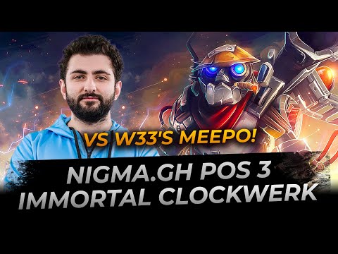 Nigma.GH Immortal Clockwerk Pos 3 - Dota 2 Replay Full Gameplay
