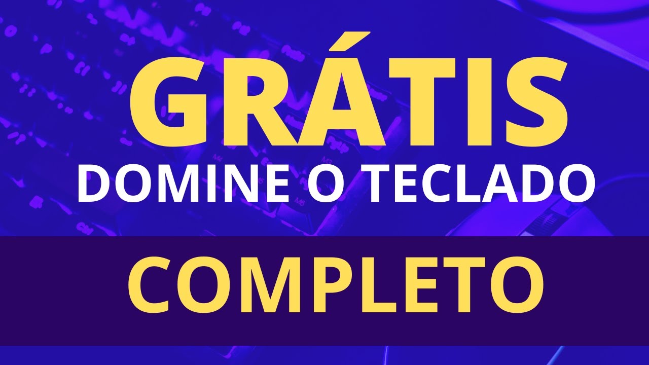 Curso de Digitação COMPLETO GRATIS ONLINE