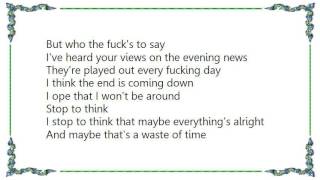 Unwritten Law - Stop to Think Lyrics