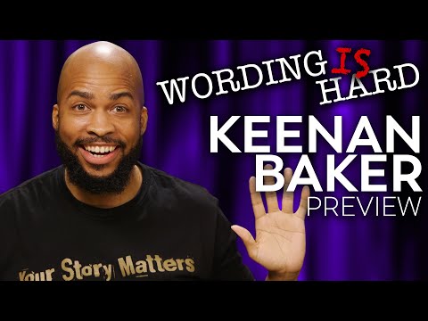 Keenan Baker Sneak Peek! Wording Is HARD