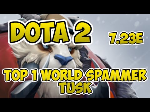 Top 1 World Tusk Spammer [2600+ Matches] [Dota 2] [7.23e] [nukee] [Gameplay]